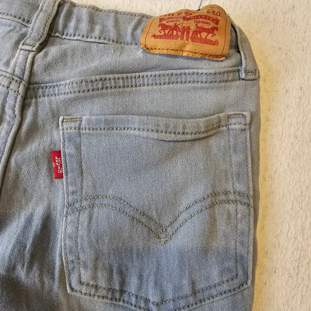 Levi's Kids Size 12 Adjustable Waist Flare Jeans Y2K Retro Boho Western School